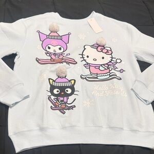 * NEW * Hello Kitty and Friends Light Blue Sweatshirt